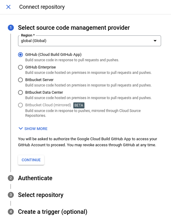 Connect Repository